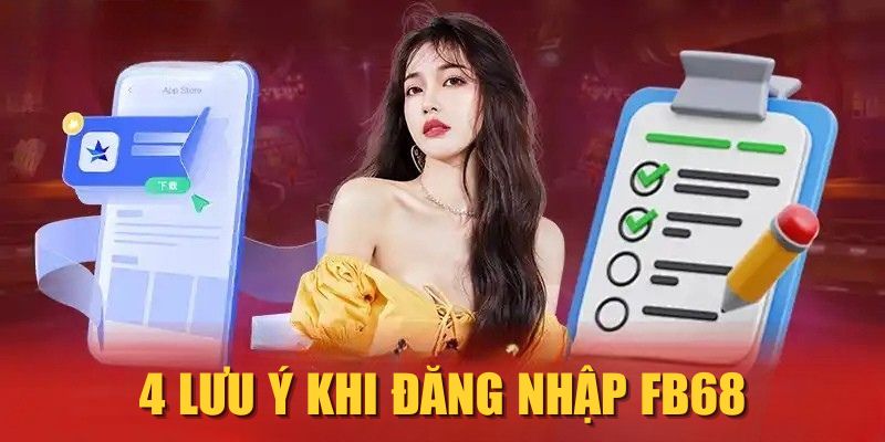 4 lưu ý khí đăng nhập FB68