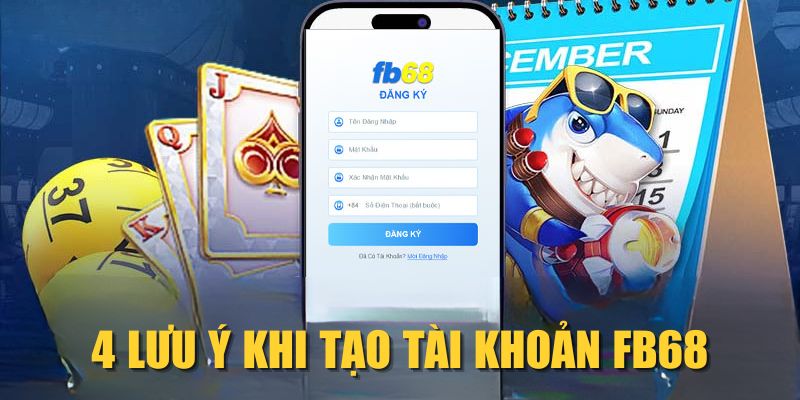 4 lưu ý khi tạo tài khoản FB68