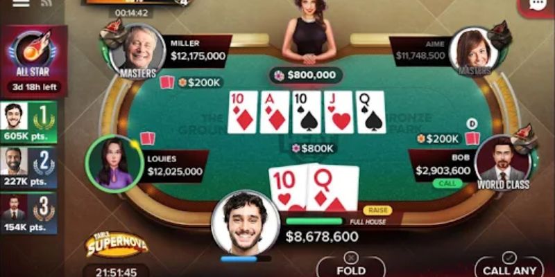 Tìm hiểu cách kết hợp bài tẩy hiệu quả trong Poker FB68