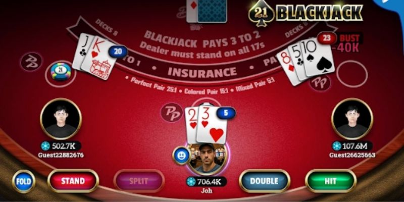 Blackjack là tựa game giải trí được nhiều hội viên yêu thích