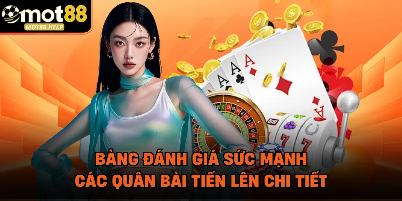 Bảng đánh giá sức mạnh các quân bài tiến lên chi tiết