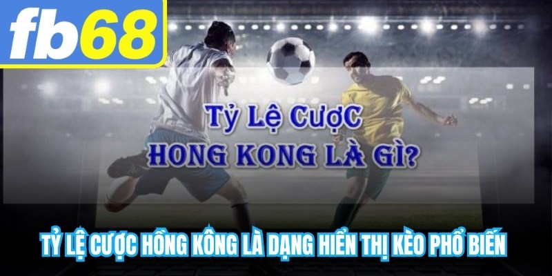 Tỷ lệ cược Hồng Kông là dạng hiển thị kèo phổ biến trong cá cược bóng đá