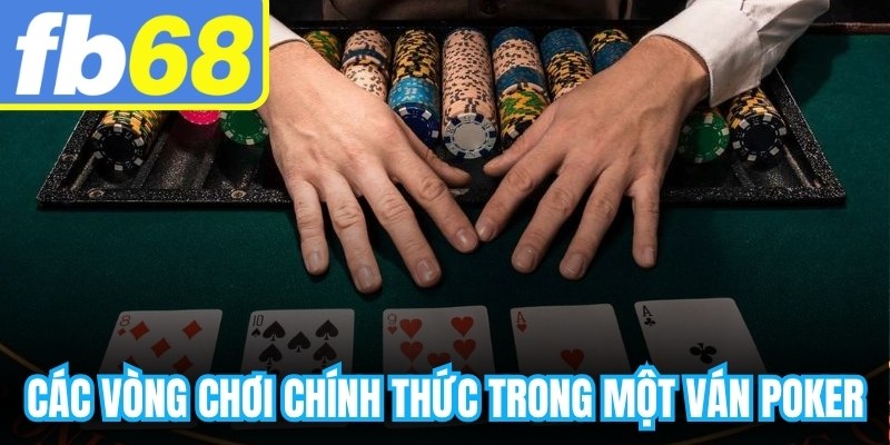 Các vòng chơi chính thức trong một ván poker
