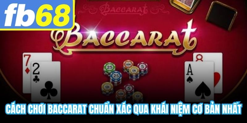 Cách chơi baccarat chuẩn xác qua khái niệm cơ bản nhất